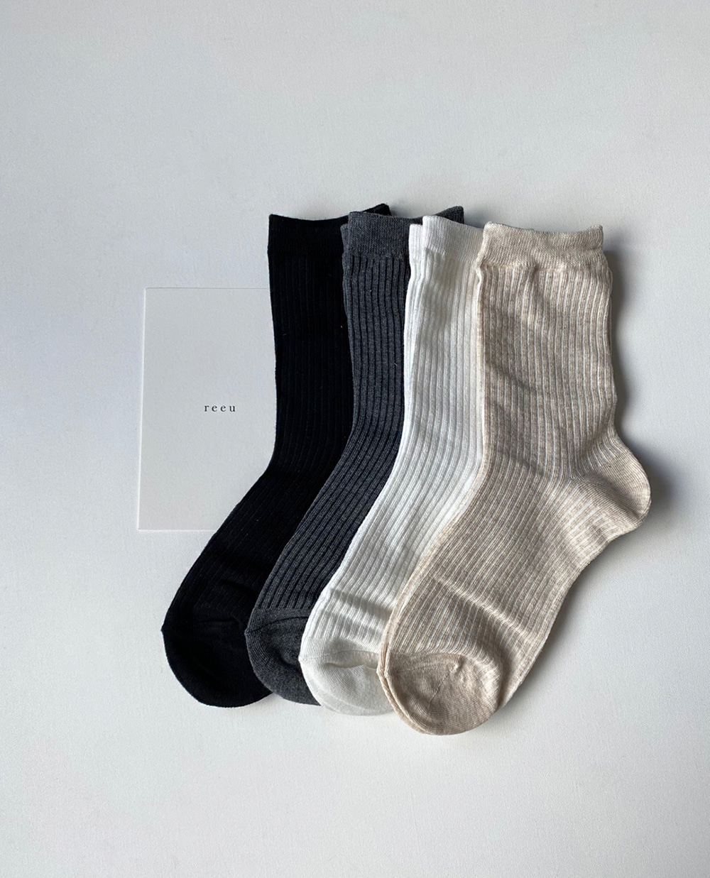 basic ankle socks 4color