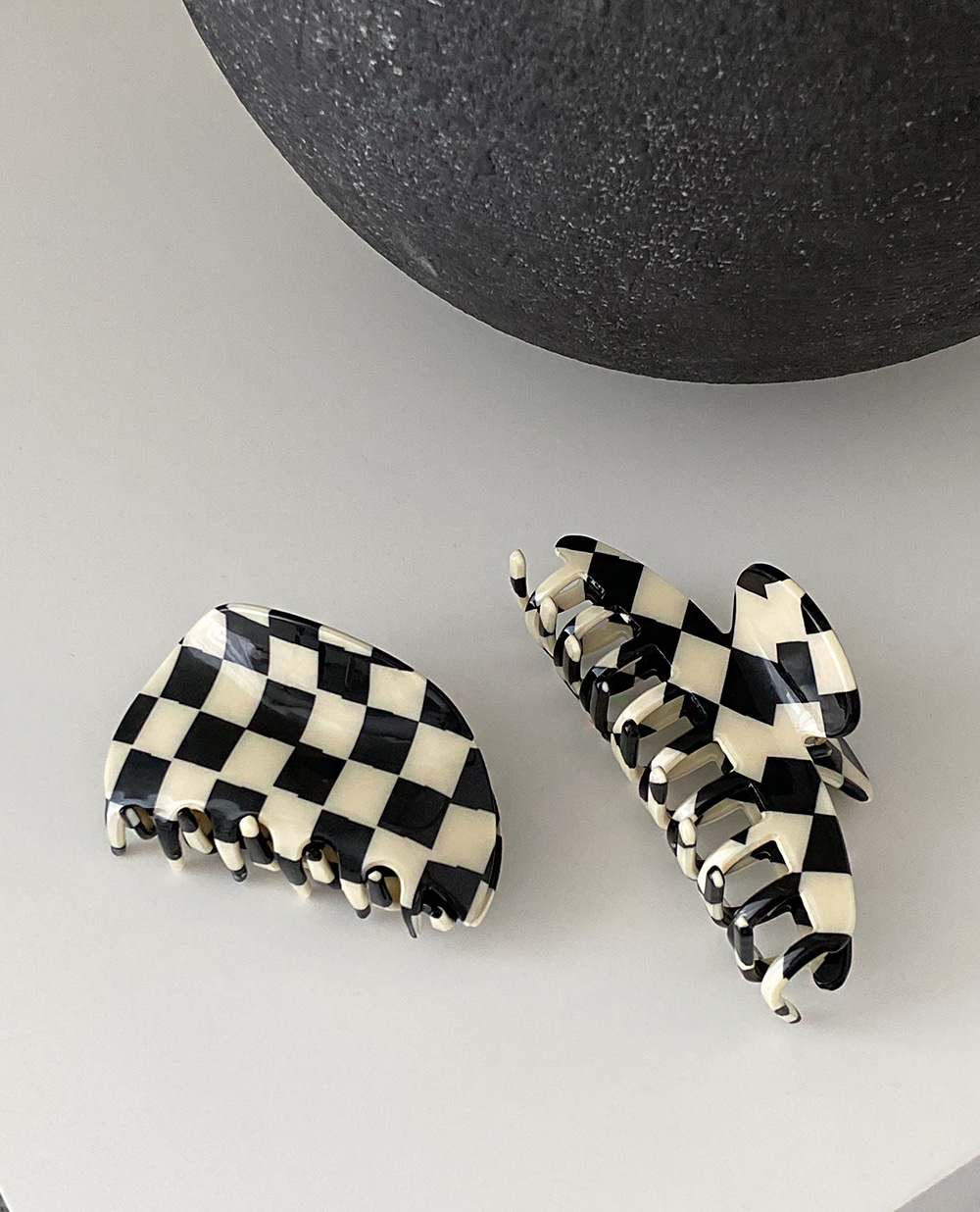 checkerboard claw clip -2type