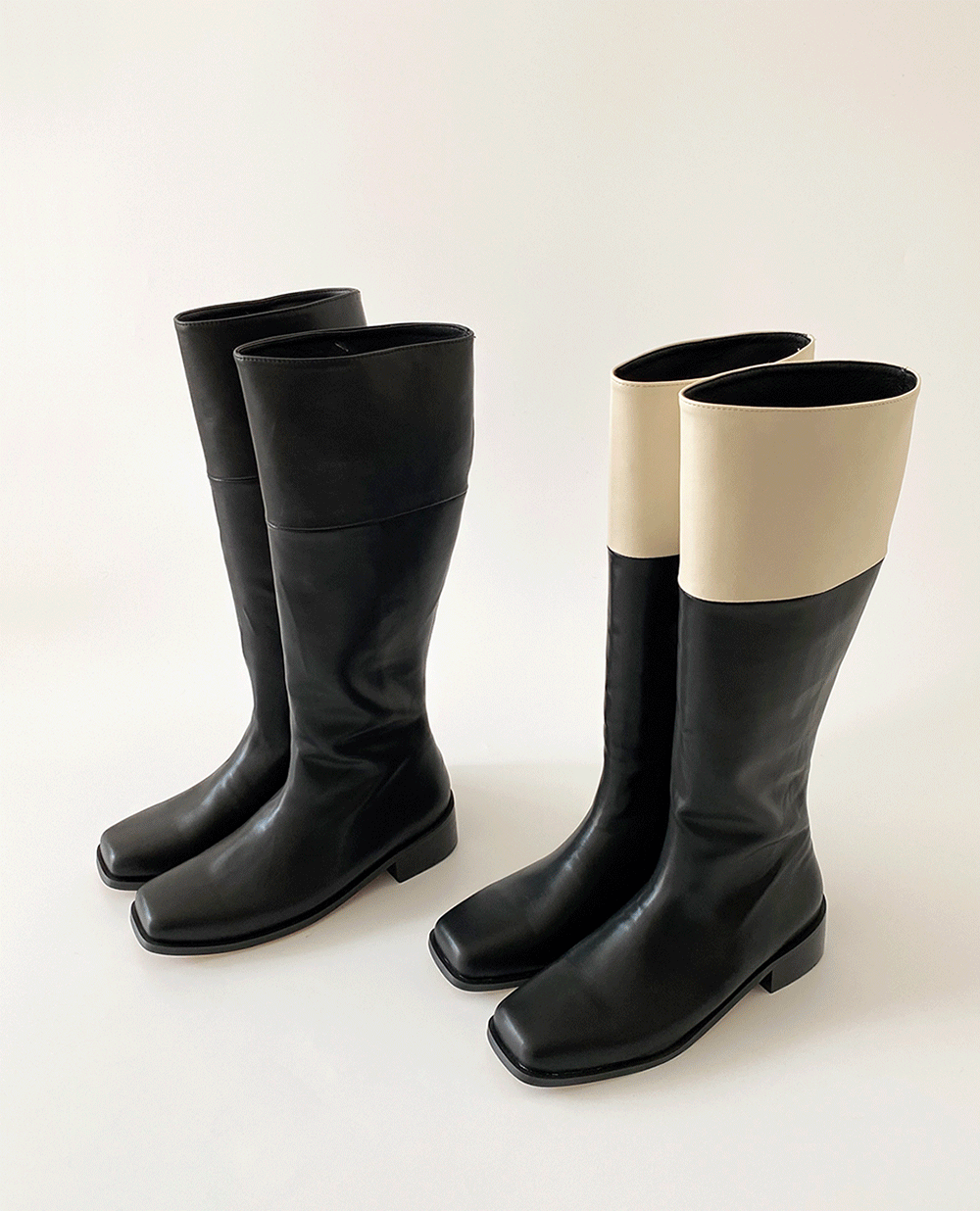 minimal block boots 2color