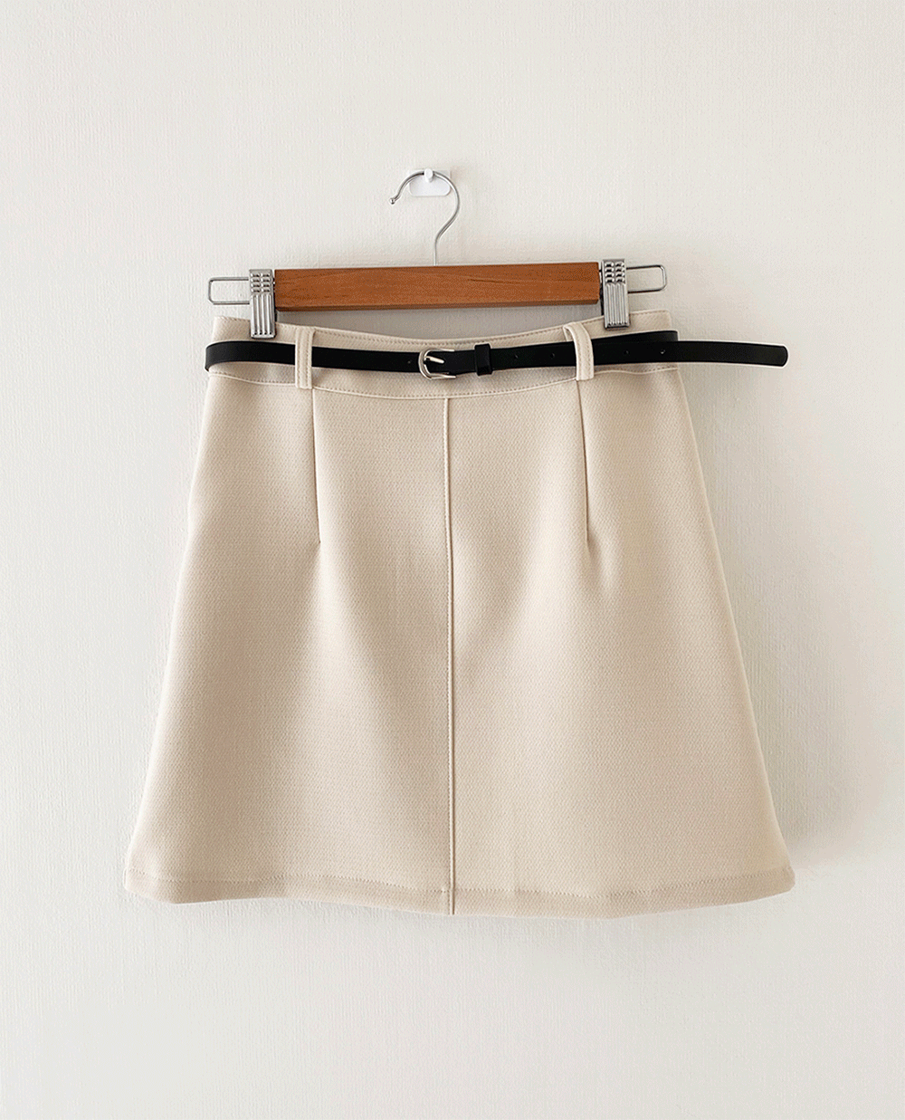 modern belt skirt 2color