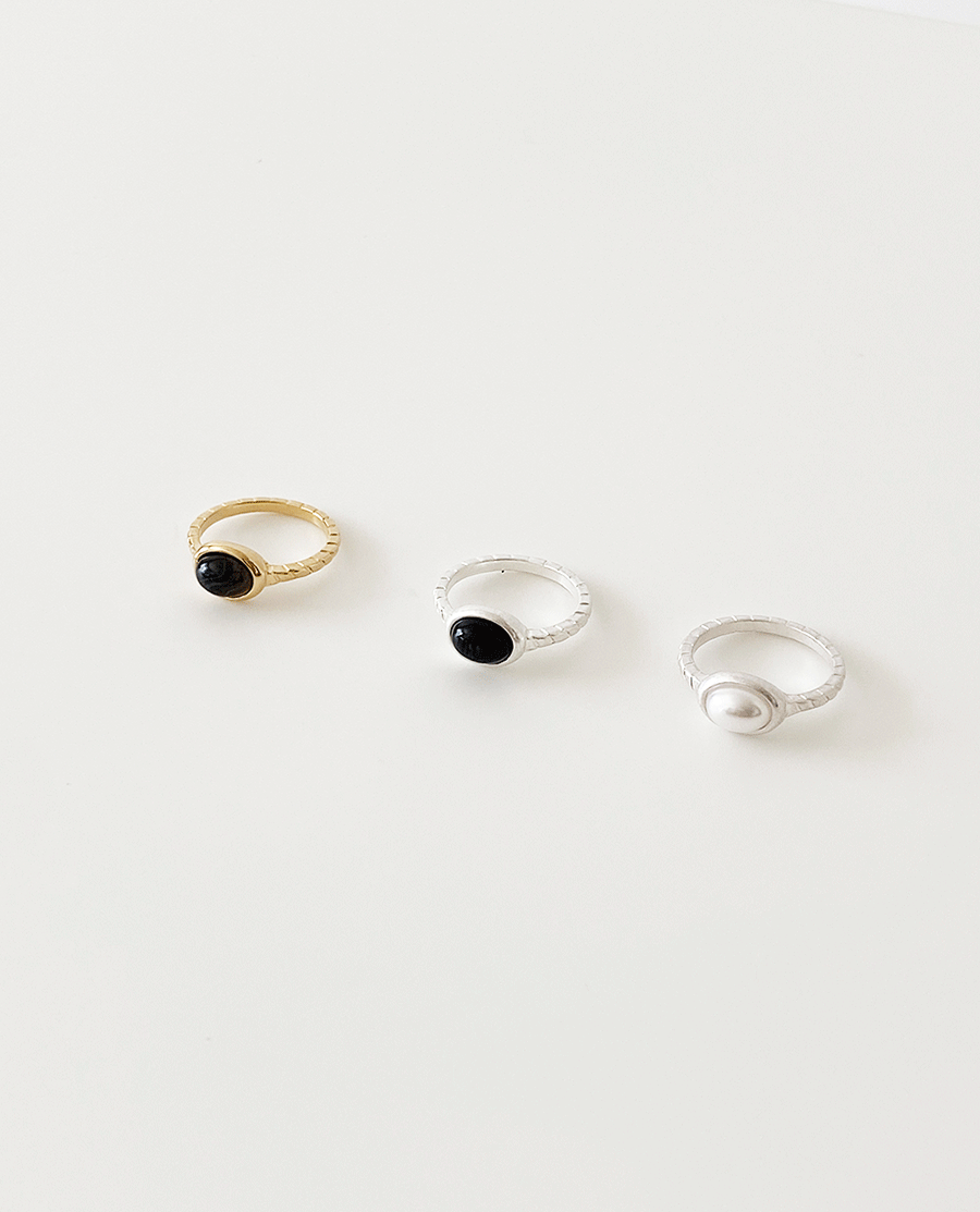 simple bold ring 2color